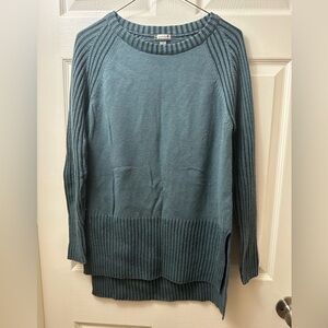 Smartwool Ripple Creek Ribbed Pullover Tunic Sweater Wool Blend Size Large